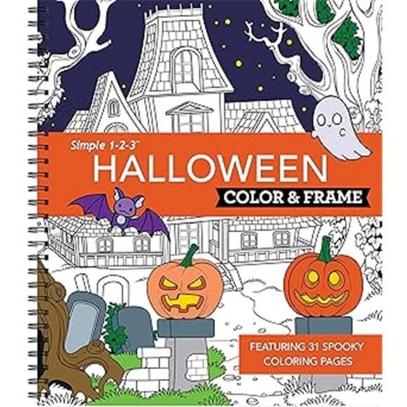 Color & Frame - Halloween (Coloring Book) - Picture 6 of 6